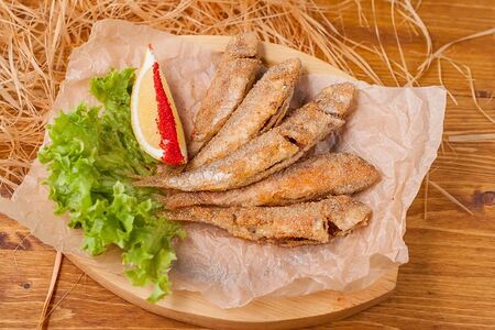 Барабуля жаренная в кукурузной муке