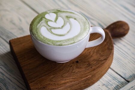 Матча латте зеленая