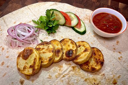 Картофель на углях