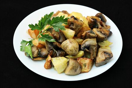 Картофель с грибами