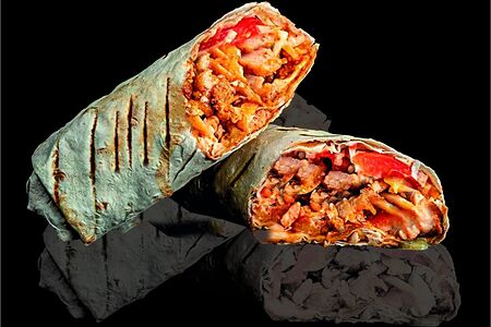 Мраморная говядина с цыпленком на гриле