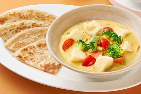 Вегетарианское карри с тофу