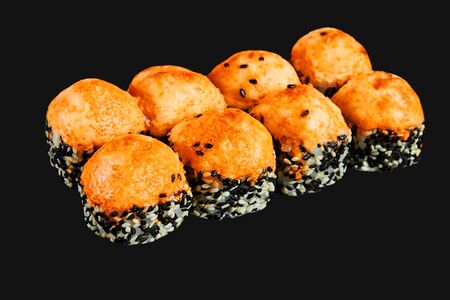 Запеченный острый с крабом