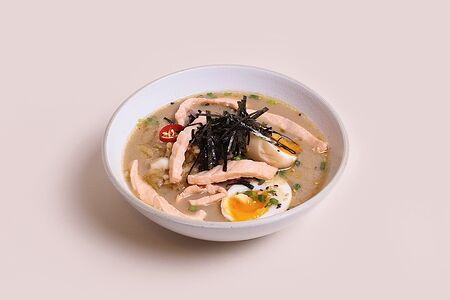 Рамен с лососем