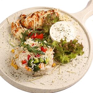 Բրինձ հավի կրծքամսով