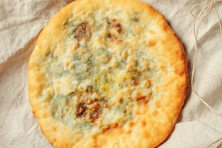 Хачапури со шпинатом и сыром / Khachapuri with spinach and cheese