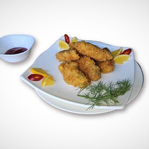 Жареные куриные бедрышки