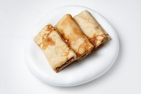 Блины с мясом и рисом