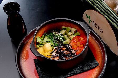 Поке с лососем