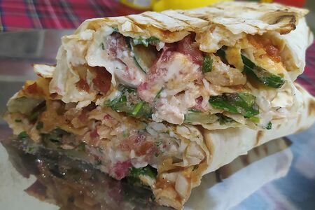 Буррито с говяжьим фаршем острое халяль