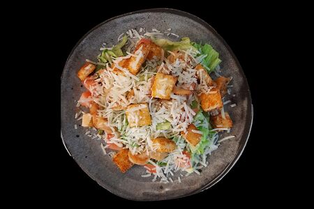 Салат Цезарь с курицей