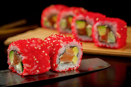 Калифорния с лососем