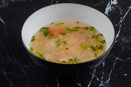 Копченая уха с кефалью и лососем