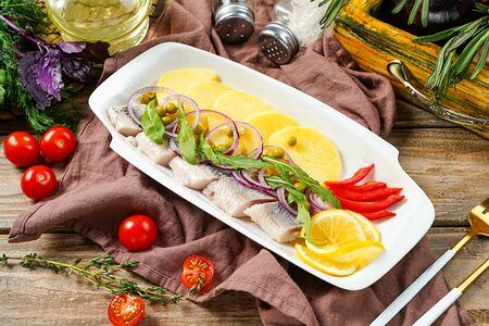 Сельдь с картофелем