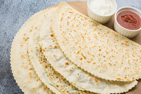 Кутабы с картофелем