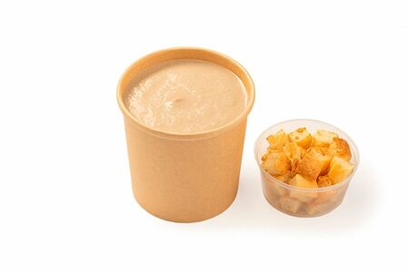 Крем-суп грибной с сухариками