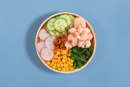 Поке с креветками