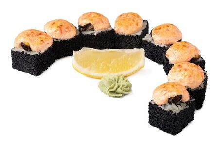 Запеченный спайси с мидиями