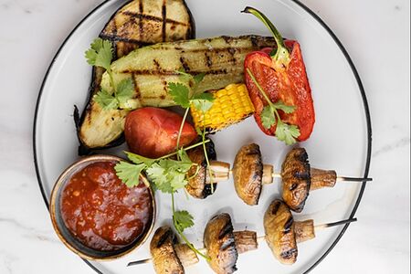 Овощи на углях