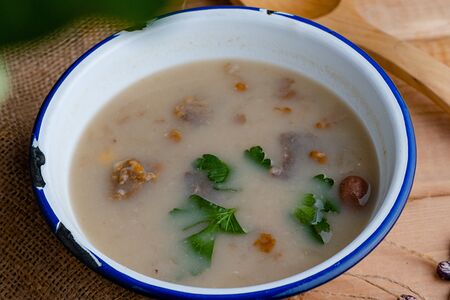 Горский суп с сушеным мясом