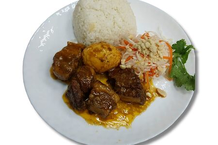 Рис с тушеным мясом по-китайски