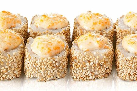 Ролл с сыром запеченный