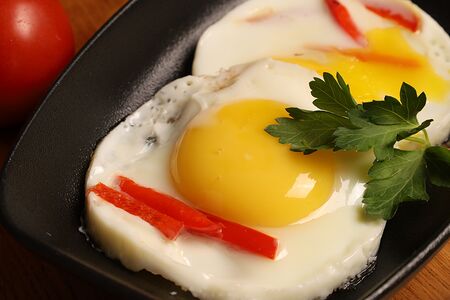 Яичница с перцем