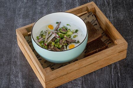 Окрошка на кефире