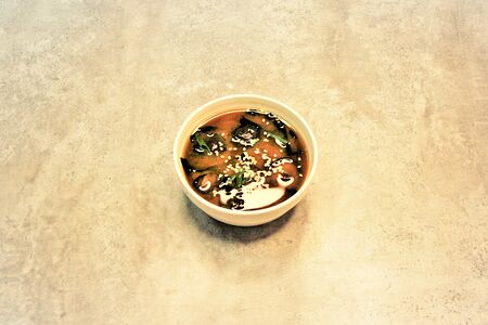 Мисо суп с лососем