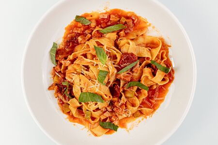 Тальятелле с рагу из кролика