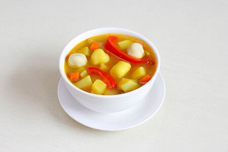 Суп с клецками