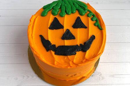 Бенто-торт Тыква на Хэллоуин №56