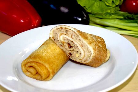 Блинчик с мясом