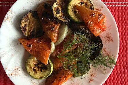 Овощи на мангале