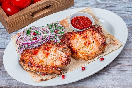 Шашлык из cвинoго карбонада