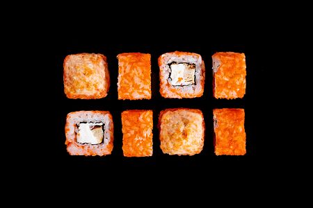 Гриль с лососем и креветками