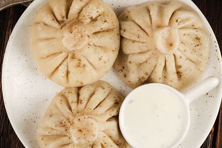 Хинкали с бараниной