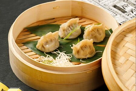 С курицей и грибами S