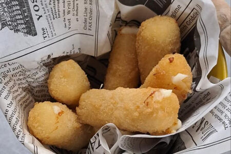 Жареная моцарелла