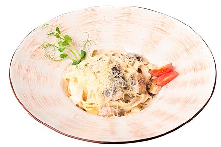 Феттуччине с грибами