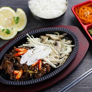 Пульгоги с грибами