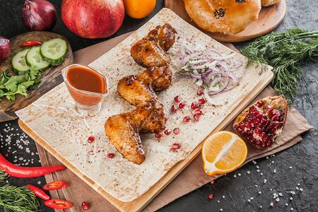 Шашлык из куриных крылышек