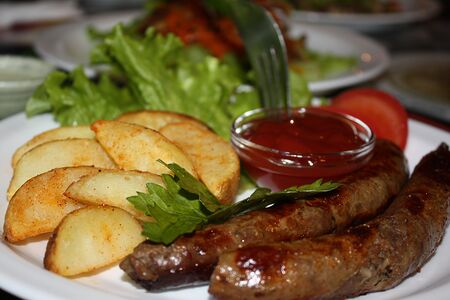 Колбаски домашние гриль