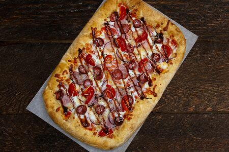 Пицца Охотничья маленькая