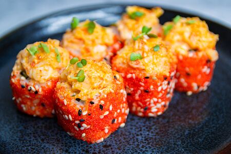 Острый креветка гриль