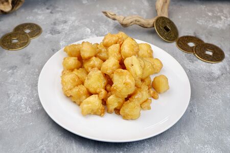 Банан в карамели