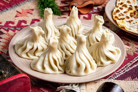 Хинкали с креветкой