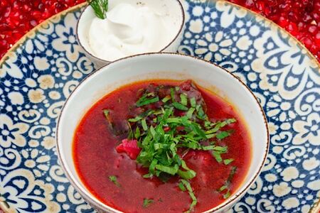 Борщ с телятиной