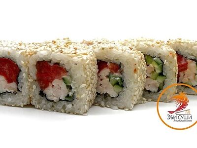 Ролл с копченой курицей