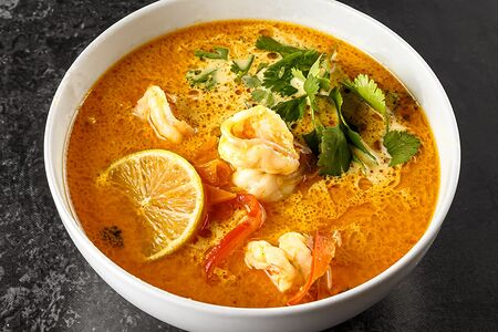 Суп Карри с креветками